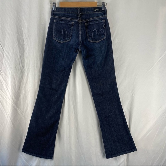 Citizens of Humanity By Jerome Dahan Dita Jeans Petite Bootcut Size 24 Blue Wash - Picture 2 of 16
